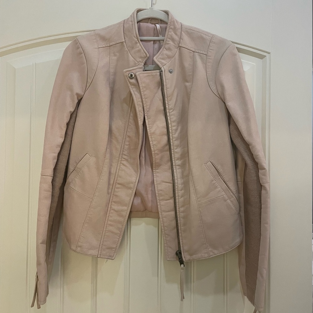 Free people "cool and clean" rose jacket
